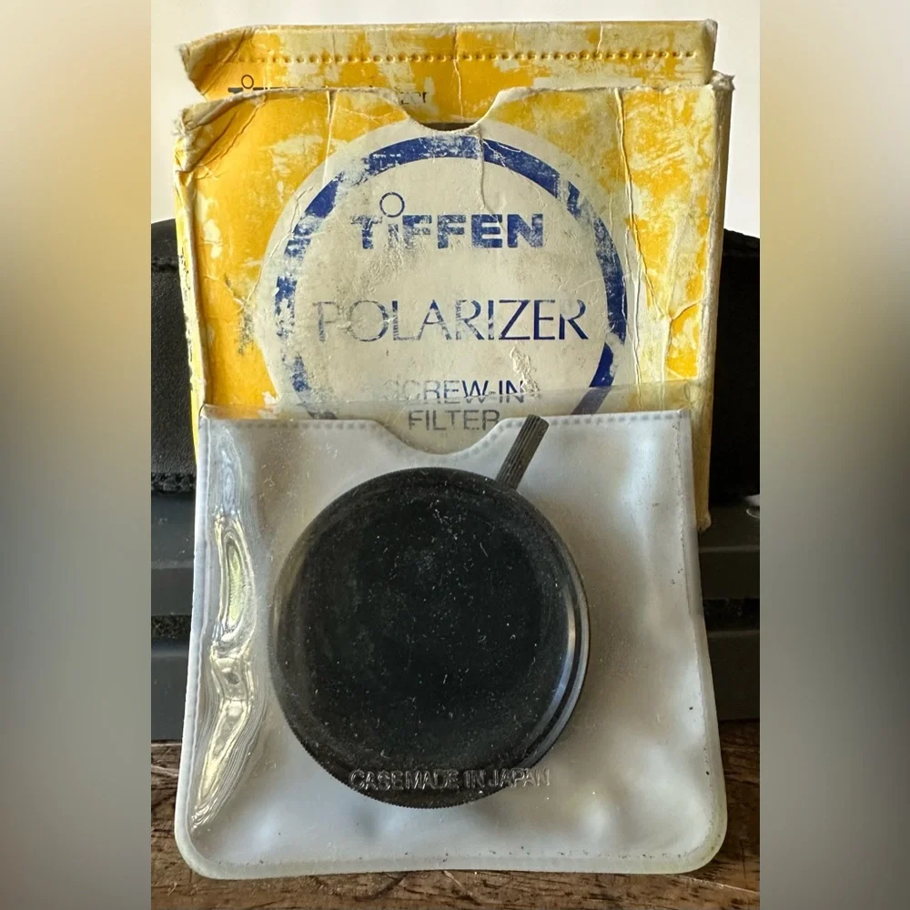 Tiffen Polarizer 49mm Dark Circular Screw-In Camera Lens Filter